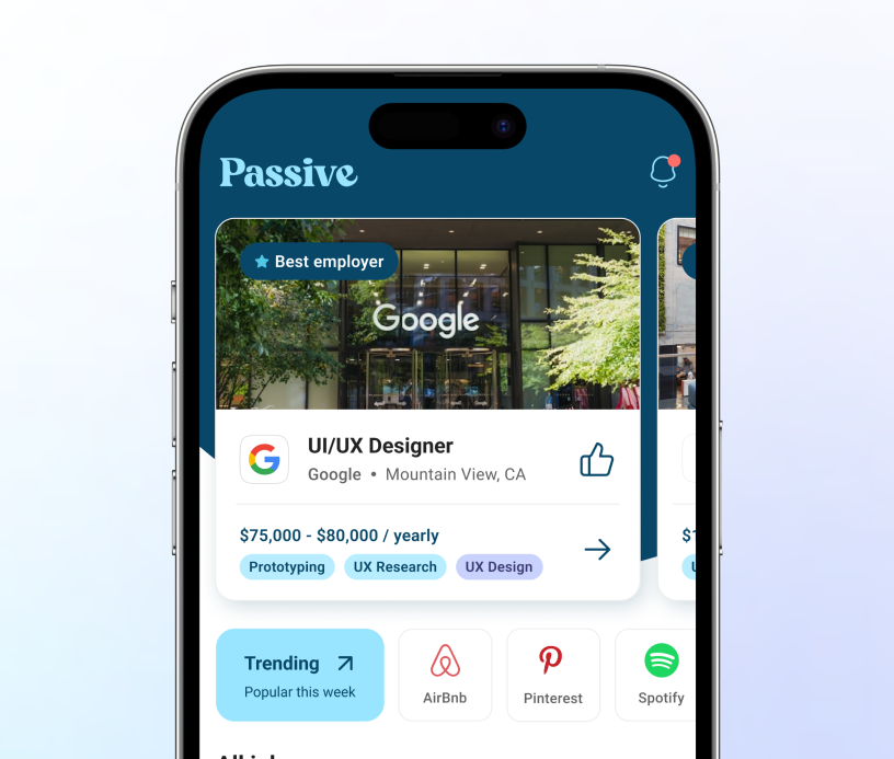 HR tech · Sprint · The Passive App