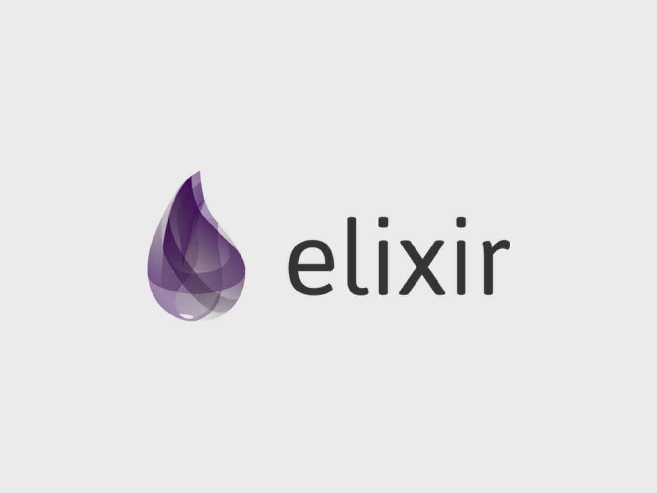 the logo for Elixir.
